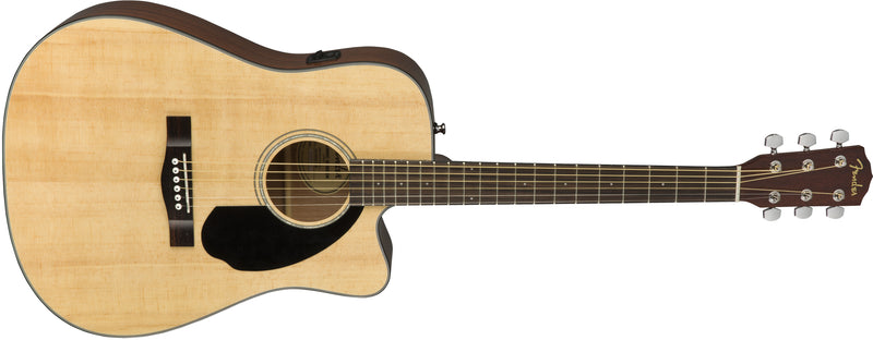 Fender CD-60SCE Dreadnought Natural Chitarra elettrificata 20T modello Classic