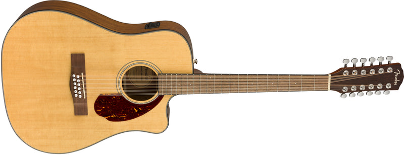 Fender CD-140SCE 12-String Natural Chitarra Acustica Elettrificata 12 Corde 20T