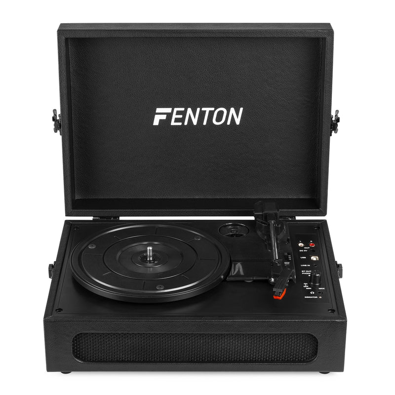 Fenton RP118B (102.050) Giradischi valigetta Altoparl. 10W RMS Bluetooth Nero