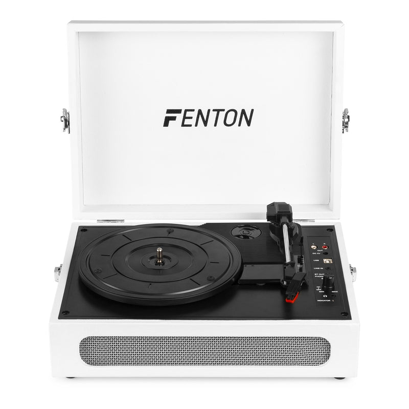 Fenton RP118F (102.056) Giradischi valigetta Altoparl. 10W RMS Bluetooth Bianco