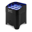 Beamz BBP59 Battery Uplight Par IP65 9Led 12W RGBWA-UV batteria telec. IR e DMX