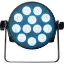 Algam Lighting SLIMPAR-1210-QUAD 12LED RGBW 10w con DMX e telecomando infrarossi
