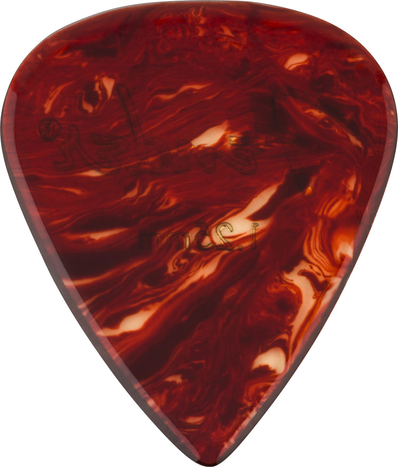 Fender Aero Acrylic Picks 1.25mm 6 Plettri tartarugati in termoplastica acrilica