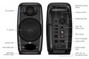IK Multimedia iLoud MICRO Coppia Monitor Audio Studio 50w RMS woofer da 3", Nero - GlobalNet Shop