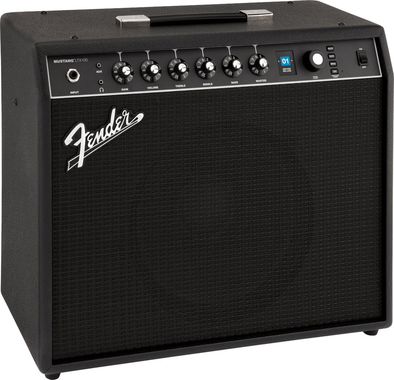 Fender Mustang LTX100 Amplificatore per chitarra da 100w interfaccia utente Nero