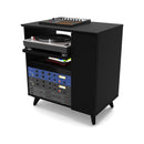 Glorious MODULAR SIDE RACK BLK Mobile Stazione lavoro per studio modulare Nero
