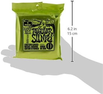 Ernie Ball 3221 3 Pack Corde x Chitarra Elettr. Regular Slinky Avvolg. in Nichel