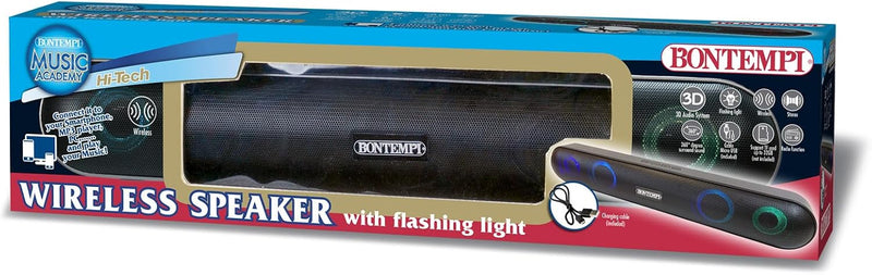 Bontempi 48 5800 Hi-Tech SPEAKER WIRELESS 5w x2 batteria+FLASH LIGHT Funz. Radio