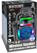 Bontempi 49 1030 Tech SPEAKER WIREL. Cassa 120w batteria+bluetooth+Mic cabl.+TWS