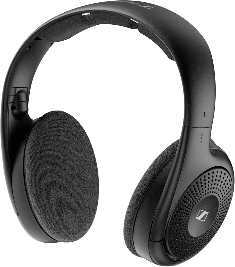 Sennheiser RS 120 II-W Cuffia Tv Wireless +convertitore Digitale Analogico, Nero
