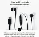 Sennheiser CX 80U Auricolari In-Ear cablato USB-C plug-and-play + mic., Nero