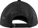 Fender Snap Back Pick Holder Hat Black Cappello logo Fender visiera portaplettri