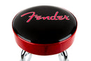 Fender Red Sparkle Logo Barstool Black/Red Sparkle 30" Sgabello nero logo rosso