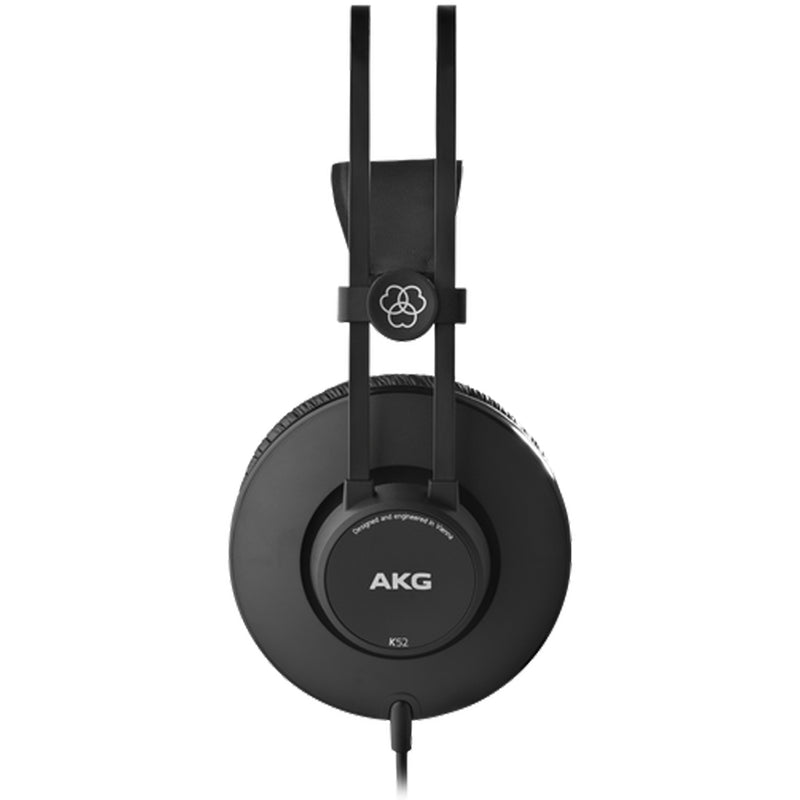 AKG K52 Cuffia Monitor Pro Studio chiusa over-ear cablata senza microfono, Nera
