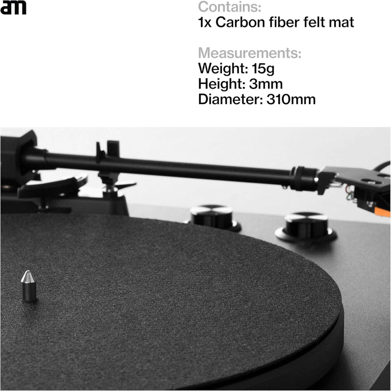 AM Clean Sound ANTI-STATIC RECORD MAT Slipmat tappeto antistatic x dischi vinile