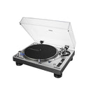 Audio-Technica AT-LP140XP-SV Giradischi Pro a trazione diretta per Dj, Silver