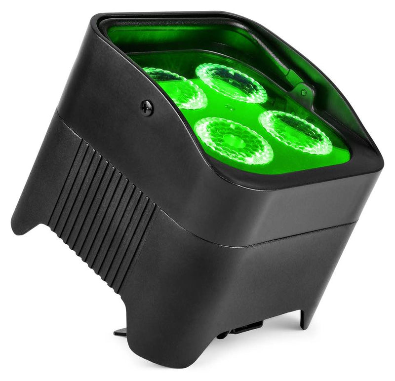 Beamz BBP94W Uplight Par 4x12W a batteria e ricevitore DMX wireless integrato