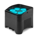 Beamz BBP96S Uplight Par Led WDMX IRC 6Led x12w RGBAW-UV batteria e wireless DMX