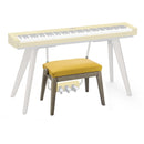 Casio BG50-VINYL-HM Panca pianoforte regolabile altezza x PX-S7000/6000 Mustard