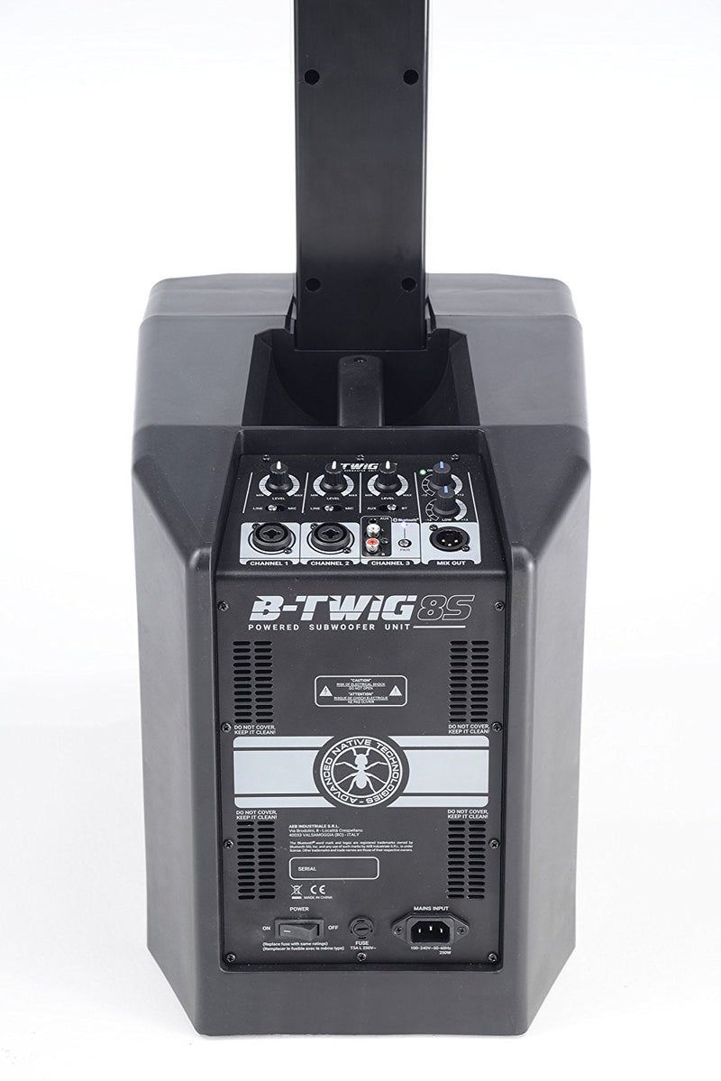 ANT B-TWIG 8 Sistema Audio Professionale PA attivo Bluetooth a colonna 1000W