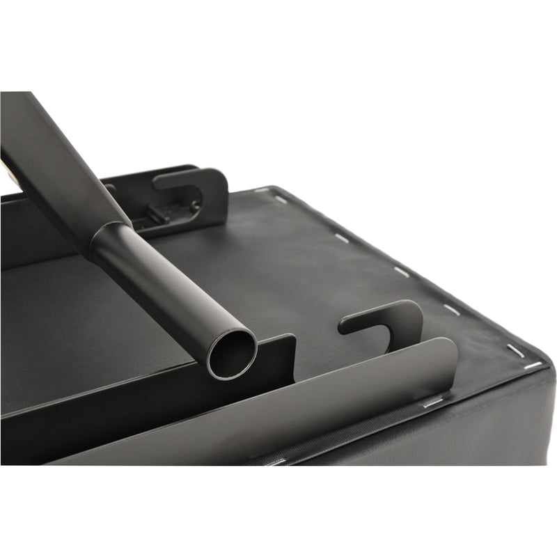 Quik Lok BX8 Panchetta Serie Basic per piano o tastiera cuscino imbottito, Nero