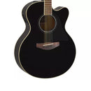 Yamaha CPX600 BL BLACK Chitarra Elettroacustica Cutaway Medium Jumbo Nero lucida