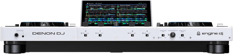 Denon Dj PRIME 4+ WHITE Controller Dj 4Deck D.10" stem separation streaming wifi