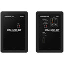 Pioneer Dj DM-50D-BT-BK Coppia casse bluetooth studio monitor attivi e 50W Nero
