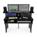 Glorious WORKBENCH BLACK Workstation console di lavor x prod. musicali, Nero - GlobalNet Shop