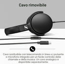 Sennheiser HD400U Digital Interface Cuffia Over-Ear con cavo USB-C e Mic, Nero