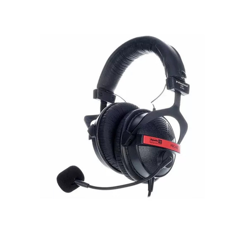 Superlux HMC660X Cuffia Pro chiusa cablata + Mic PRA30 condensatore x broadcast