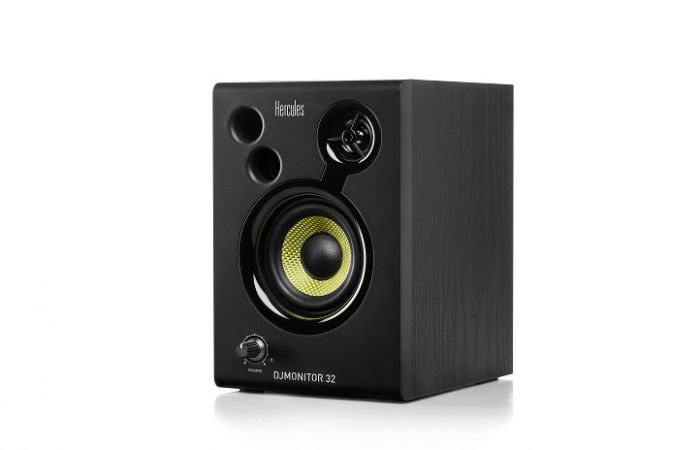 Hercules DJMONITOR 32 Coppia monitor audio attivi da Desktop, 60w di picco, Nero