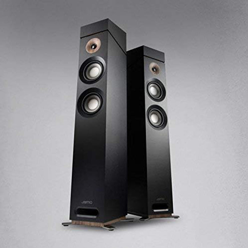 Jamo S 807 Coppia Casse Passive da pavimento con potenza di 100w RMS, Nero
