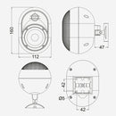 Audiophony JAVA315W Coppia Diffusori passivi per filodiffusione, Bianco