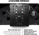 Numark M101 USB Mixer Pro x Dj 2 canali, con connessione USB per computer, Nero