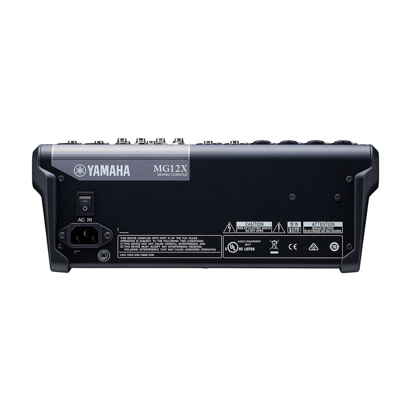 Yamaha MG12X CV Mixer professionale 12 canali 6 Mic con effetti x live karaoke