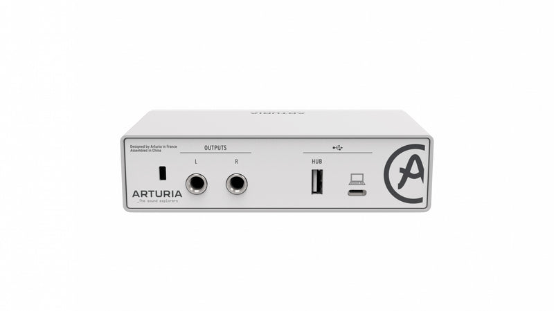 Arturia MINIFUSE 1 WHITE Interfaccia Audio USB C con 1-IN Combo / 2-OUT, Bianco