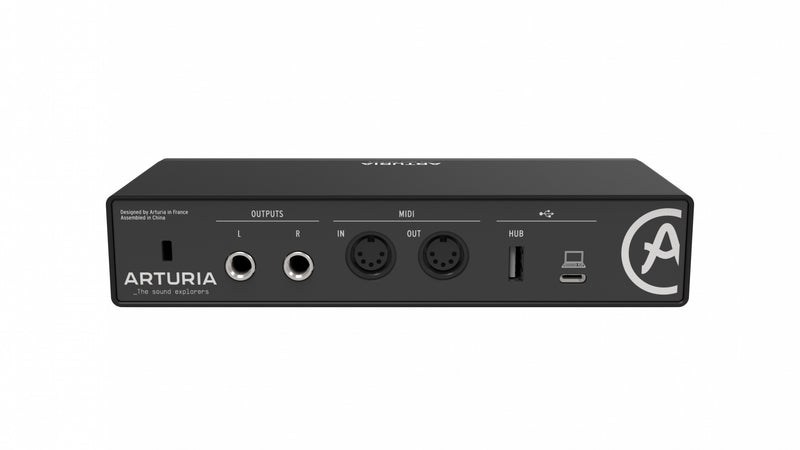 Arturia MINIFUSE 2 BLACK Interfaccia Audio USB C con 2-IN Combo / 2-OUT, Nero