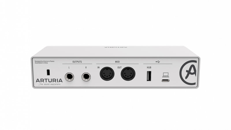 Arturia MINIFUSE 2 WHITE Interfaccia Audio USB C con 2-IN Combo / 2-OUT, Bianco