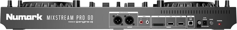 Numark MIXSTREAM PRO GO Controller Dj 2Deck a batteria con Wi-Fi integrato Touch
