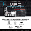 Akai MPK Mini MKIII Mini Tastiera Controller 25Tasti MIDI USB 8 Drum Pad, White