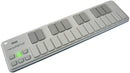 Korg nanoKEY2-WHT Tastiera USB-MIDI a 25 tasti, serie micro, ergonomica, Bianco