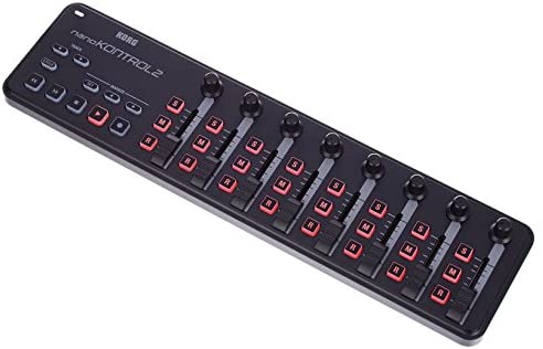 Korg nanoKONTROL2-BK Controller MIDI-USB multifunzione x multi-traccia, Nero