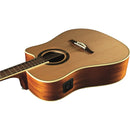 Eko ONE D150CE NATURAL Chitarra elettroacustica forma Dreadnought 20 Tasti