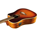 Eko ONE D150CE VINTAGE BURST Chitarra elettroacustica forma Dreadnought 20 Tasti