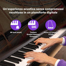 Yamaha P-145BT Bluetooth Pianoforte Digit. Portatile a 88T pesati con GH Compact