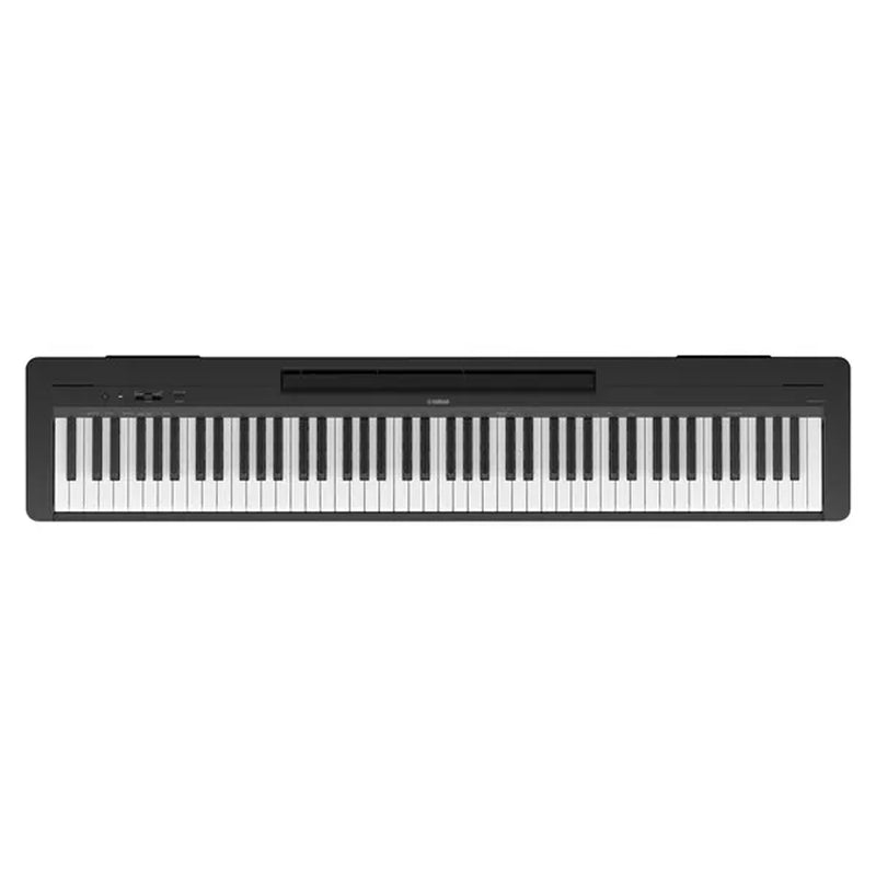 Yamaha P-145B Pianoforte digitale a 88 tasti pesati Graded Hammer Compact, Nero