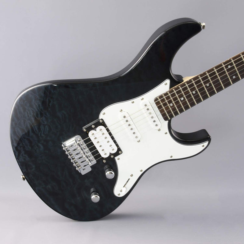 Yamaha PAC212VQM TBL TRANSLUCENT BLACK Chitarra Elettrica serie Pacifica 22T
