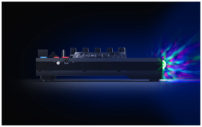 Numark PARTY MIX LIVE Controller Dj 2Deck scheda audio integrata spettacolo luci