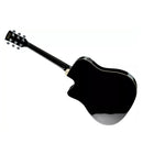 Ibanez PF15ECE-BK BLACK Chitarra Elettroacustica Cutaway, Nero
